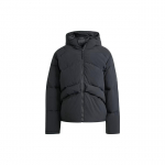 Adidas Big Baffle Jacket 530 Sulet&auml;idisega Jakk Logoga Kapuutsiga Pikkade Varrukatega Meeste Jakk Must IK3156 XS