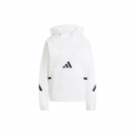 Adidas Z.N.E. FW24 Spordik&uuml;lalise Huppar Br&auml;ndilogo Mustriga Naiste Hupparid Valge JI7553 XL