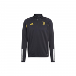 Adidas Juventus Tiro 23 Treeningpluus V&auml;rviplokk Logo Prindiga Pikkade Varrukatega Jalgpallis&auml;rk Meeste topid Must HZ5052 XL
