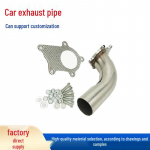 T3/T4 turbokompressor 90&deg; allavoolutoru 2,5 v&auml;ljalaskeava ja 5-poldilise &auml;&auml;rikuga. Car Exhaust Pipe