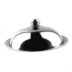 Replacement Pot Lid Easy to Clean Round Lightweight Metal Heat Resistant Universal Cooking Pan 30cm