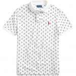 Polo Ralph Lauren V&auml;ike Hobuse Logo Tikitud Mereteemaline Prindiga L&uuml;hikeste Varrukatega Polo S&auml;rk Meeste pealsed 710790618-001 XS