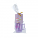 Kirjatarbed Sanrio tegelased Kleepuvad m&auml;rkmed karbi ja tassiga Little Twin S2849291 Sun-Star Karp, T&auml;hed, Lavendel,