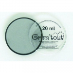 Maquillage - Fard - Galet 20 ml - GRIM TOUT - Argent m&eacute;tallique - Enfant - Gris