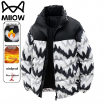 Mao Ren Men's Stand Collar Padded Jacket 5XL