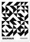 Plakat czarno biały bauhaus 30x40 cm