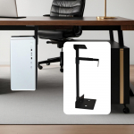 Computer Case CPU Machine Holder Stand Installation under Desk or on Wall Hanger Sturdy Easy Use