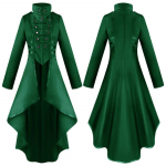 Naiste ebaregulaarne &auml;&auml;ris rev&auml;&auml;r Smoking vintage pikk top 3XL roheline