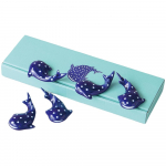 S&ouml;&ouml;gipulkade komplekt Nami no Jinbei s&ouml;&ouml;gipulkade alused x Portselanist Ale-net alused, 5, Komplekt, 7.2 K12cm,