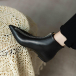 Poolsaapad Madalad L&uuml;hikesed Kingad Naistele Karusnahast Naiste Pahkluusaapad Terava Ninaga Jalatsid Saapad Korea Stiil Pakkumine Uus Kampaania Kuumal 40