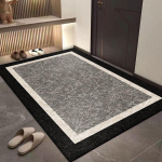 Kunstsiidist jooksva vaip Kunstkootud k&ouml;&ouml;gimatt K&ouml;&ouml;givaibad Tagak&uuml;ljega Valmistatud looduslikust kummist DIY Pestav libisemiskindel uksematt Pika koridori vaip 60x90cm