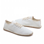 Your bestfashion Meeste L&otilde;uendkingad Hingavad Meeste Mokassiinid Slip-on &Uuml;hev&auml;rvilised Must Valge Kanepist &Uuml;mbris Meeste Kingad Espadrillid Kalamehe Kingad 2024 Uus 6 valge
