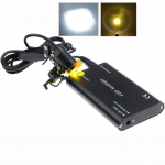 V&auml;rviline hambaravi labori meditsiiniline luup 3W 5W LED-pealamp koos prilliklipiga Kollane valgus Hambaravi luup 3w