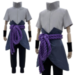 HOLOUN Anime Uchiha Sasuke Cosplay Kost&uuml;&uuml;m S&auml;rk P&uuml;ksid V&ouml;&ouml; Cos Konventsiooni Kingitus T&auml;iskasvanute Versioon Unisex XS（old）