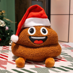 Loominguline ja naljakas kaka viskepadi pl&uuml;&uuml;sist m&auml;nguasi nukk kaka nukk kodu diivanipadi padja nukk 35*25cm（0.4kg） orange