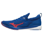 Mizuno Wave Duel 2 libisemiskindlad hingavad madalad jooksutossud Unisex toss Sinine Punane U1GD206062 46 blue