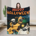 Shaun the Sheep Tekk Kvaliteetne Soe Pehme Visketekk Talvine Piknik Magamistuba Uudsus Voodikate 30x40in