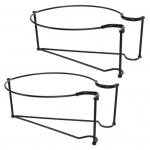 2 tk. Reelinguga istutusmasina riiul Ruumis&auml;&auml;stlik ujuv lillepotihoidja Lihtne kokkupanek Roostekindel rippuv reelingu pottide riiul lilles&otilde;pradele 2pcs