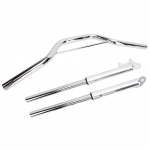 22mm Mootorratta Lenkstang koos Esikahvli Amortisaatorite Komplekt Metallisulamist Asendus Apollo Motocross Mini Dirt Pit jaoks