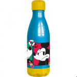 Boissons Fruitees Tataway Bouteille D'eau en Plastique Bleu Disney Mickey Mouse pour Enfants 560 Ml avec Bouchon &agrave; Vis