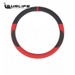 Auto rooliratta kate PU nahast ratta kate Autodekoratsioon rooliratta katte kuubik Haval Jolion 2022 jaoks punane