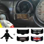 Universaalne Mini One Cooper S R53 R50 R52 Autotelefonihoidik &Otilde;hutusava Telefonihoidiku Tarvikud The Black Flag A