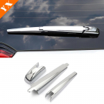Carbon Chrome for Toyota Fortuner 2016- Car Rear Window Windshield Wiper Arm Blade Cover Trim Molding styling Chrome mirror