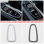 Keskkonsooli k&auml;igukangi ja k&auml;sipiduri raami katte lisatarvikud Volvo XC90 XC60 S90 V90 V60 S60 2015 - 2024 jaoks Matte Style