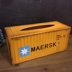 Retro lauaplaadil olev rauast kangakarp kodu elutoa autode hoiuruumi kaunistamiseks Orange MEEK