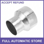 Mandrel Exhaust Pipe Adaptor Concentric Reducers 35 OD to 5 OD Silver Tone