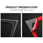 Car Shifter Sticker Carbon Fiber Central Gear interior Sticker For Alfa Romeo 159 2004-2011 Accessories Classic RHD