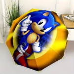 Sonic the Hedgehog Klassikaline Logo Vihmavari, Kaasaskantav 3-kordne Kompaktne Vihmavari Meestele ja Naistele, S26