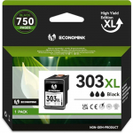 303XL Cartouche Noire Haut Rendement, 303 XL Cartouches d'encre Remplacement pour Encre HP 303, 303XL Noir pour HP Envy Photo 6232