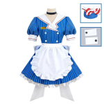 Miku Cosplay Kost&uuml;&uuml;mid Anime Mesmerizer &Uuml;likond Halloweeni J&otilde;ulude Karnevali Peo Riietus Naistele XL blue