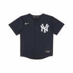 Nike New York Yankees &Uuml;hev&auml;rviline Logo N&ouml;&ouml;pidega Vabaaja Mugav L&uuml;hikeste Varrukatega Laste T-s&auml;rk Sinine DM9238-414 7