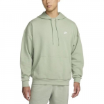Nike Club Fleece &Uuml;hev&auml;rviline Pehme Mugav Kootud Kapuutsiga Jakk HJ1817-370 EU M valge/smaragdroheline