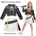 3 tk K-popi kost&uuml;&uuml;m Rumi laulja tantsukleit 3D-tr&uuml;kiga t&uuml;drukutele Halloweeni j&otilde;ulukost&uuml;&uuml;mid Cosplay Peokleit lavakost&uuml;&uuml;mid 120 black