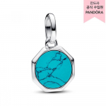 Pandora T&uuml;rki sinine graveeritav minimedaljon ripats 793388c01 793388C01