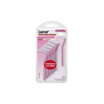 Brosse interdentaire - Lacer 10 Angular - Couleur rose - 10 pi&egrave;ces - Pour adultes