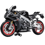 1/12 Aprilia RSV4 RR1000 Sulamist Valatud Mootorratta Mudel M&auml;nguauto Kollektsioon Automaailm Amordiga Maastikuauto M&auml;nguasi Kingitus must