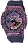 Casio Metallkattega K&auml;ekell Sinine G-Shock GM-2100MWG-1AJR Meeste