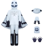 M&uuml;rgivaba &Otilde;udusm&auml;ng 99 &Ouml;&ouml;d Metsas Laste Cosplay Tunked Peakatted Meestele ja Naistele Kits Hirv &Ouml;&ouml;kull Kost&uuml;&uuml;m M&auml;nguasi S&uuml;nnip&auml;evakingitus 150cm white