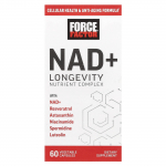 Force Factor, NAD+ pikaealisuse toitainekompleks, 60 taimset kapslit