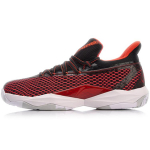 Li Ning Low top Badminton Shoes Unisex Black Red AYTN061-3 41