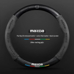 2025 Kuumaed Mazda 3 5 6 SKYACTIV Axela Atenza CX30 CX5 CX8 CX9 MX5 RX8 RX7 BT50 S&uuml;sinikkiust Suede Automaatne Roolikate Acc must