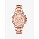 Michael Kors Suur Everest Pav&eacute; Roosa Kullatooniga K&auml;ekell MKO1131 roosa kuldne v&auml;rv