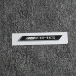 For Mercedes-Benz AMG fender side label GLE-class modification GLE400 GLE450 decorative modification car label sticker Silver black 1pcs