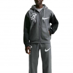 Nike X Central Cee koost&ouml;&ouml; S&uuml;gis/Talv 25 T&otilde;mblukuga kapuutsiga pikkade varrukatega jakk Meeste jakid IQ0533-063 XL