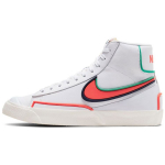 Nike Wmns Blazer Mid '77 Infinite Valge Punane Valge Ere Punane Sinine Tume Roheline Must Naiste Tossud DC1746-103 36