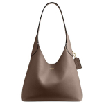 Coach Brooklyn 28 Logo Magnetiline Sulgur Naturaalse Tekstuuriga Nahast T&otilde;mblukuga K&auml;e- ja &Otilde;lakott Suur Naiste kotid Tumehall CU068-B4CBD Basic Set (Bag+Dust Bag)